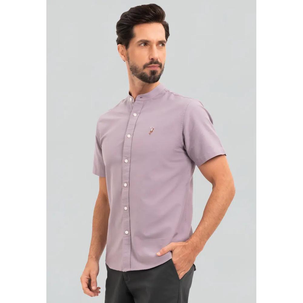 Polo Haus - Мужская хлопковая смесь Signature Fit с мандариновым воротником MBSSE003 2