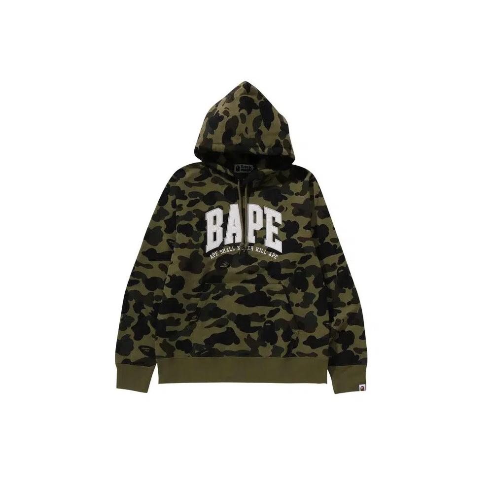 Худи BAPE 1st Camo Pullover Hoodie 'Green' 1