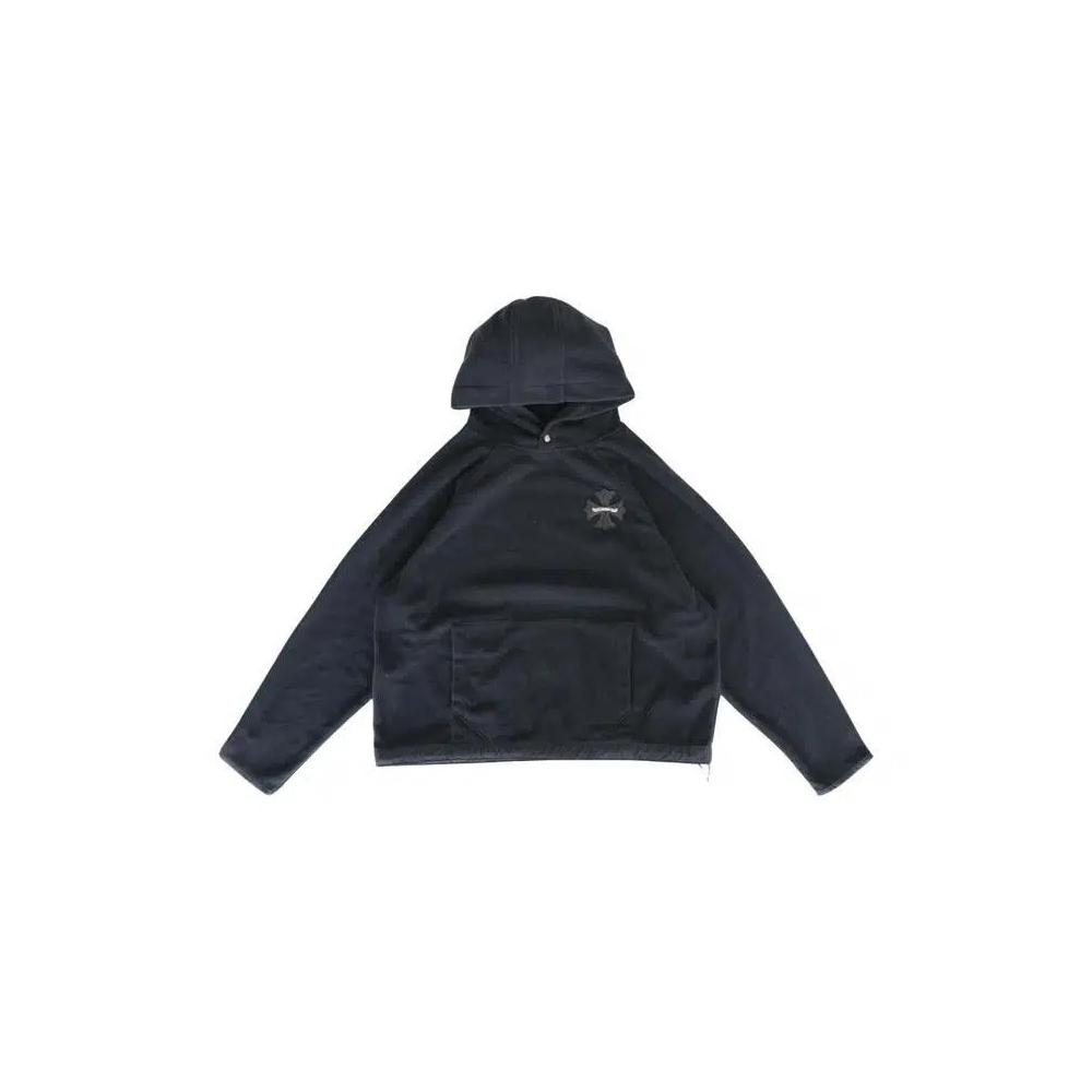 Худи Chrome Hearts Cross Patch Fleece Hoodie 'Черный' 1