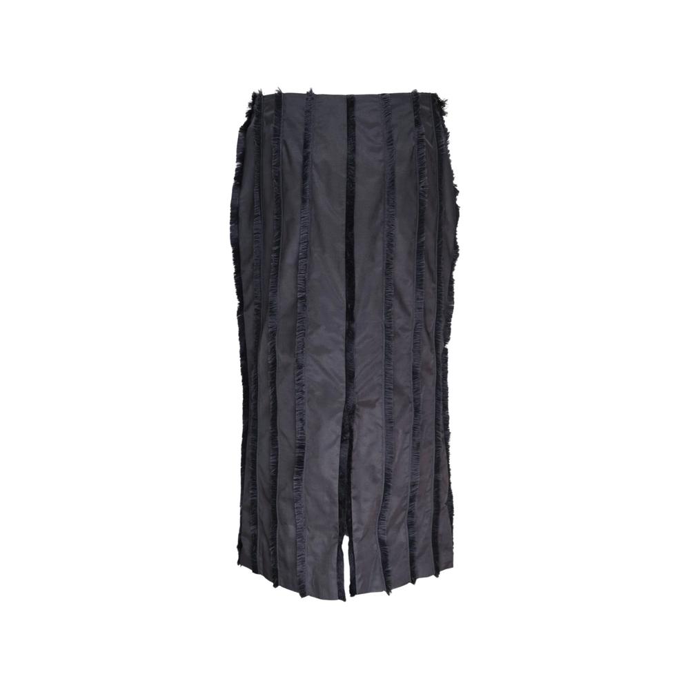 fringed panelled skirt 2