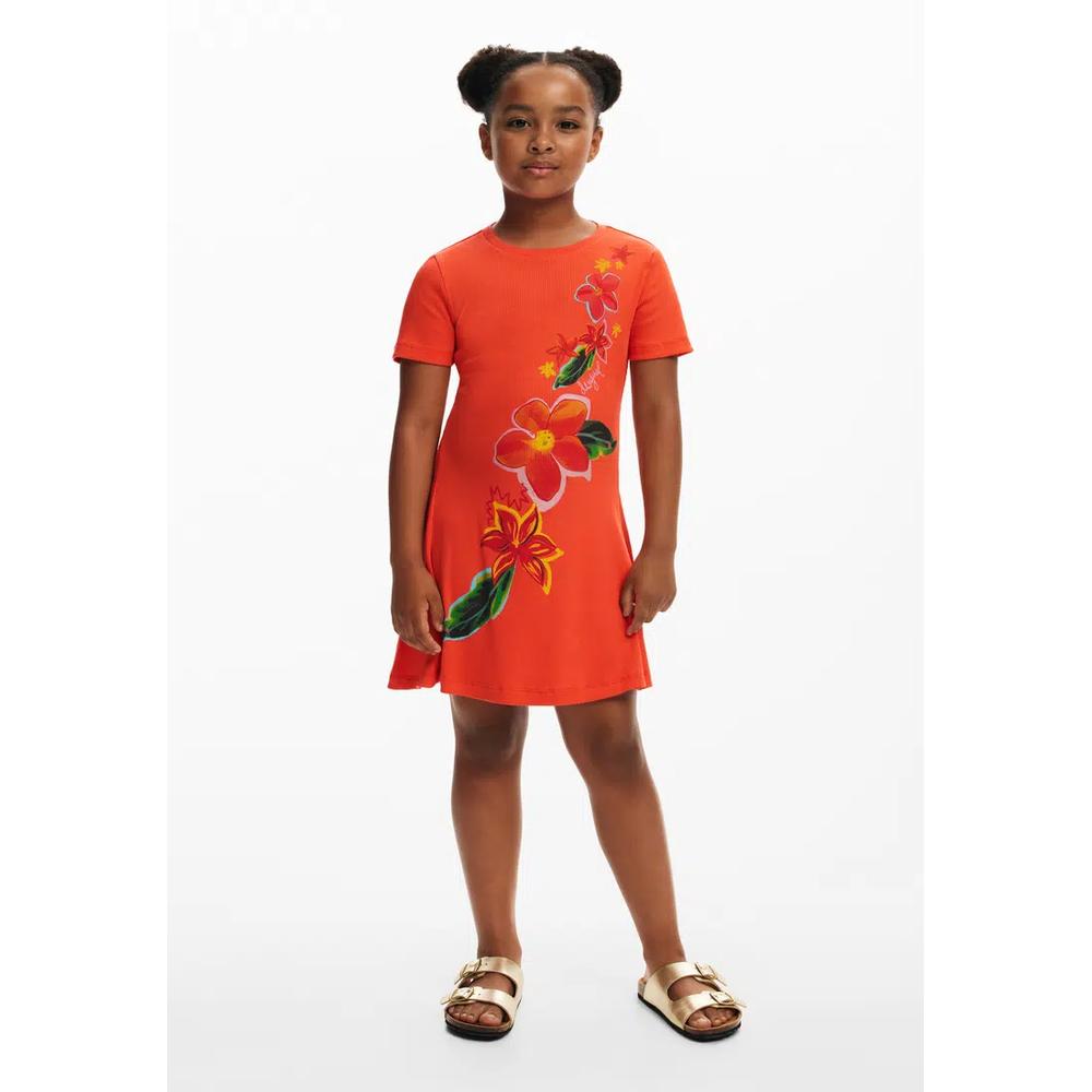 Короткое платье с принтом 2