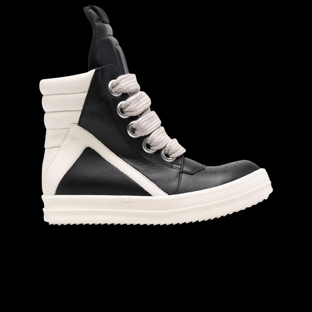 Кроссовки Rick Owens Wmns Geobasket High 'Чёрное молоко' 1