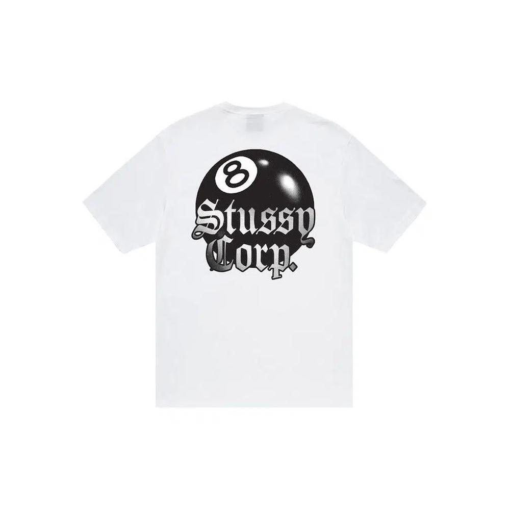 Футболки Stussy 8 Ball Corp. Tee 'Белый' 2