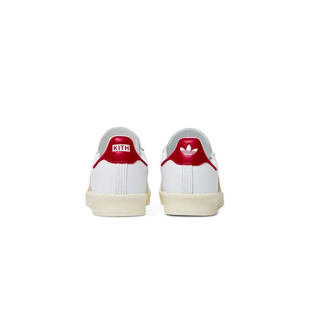 Кроссовки Kith x adidas Campus 80s 'Classics Program - White Red' 6