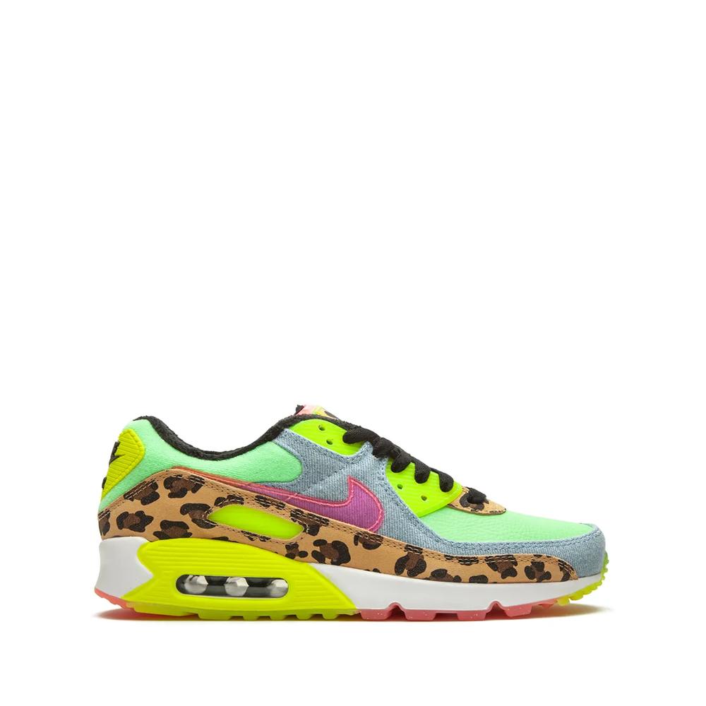 Кроссовки Air Max 90 LX Denim Leopard Print 1