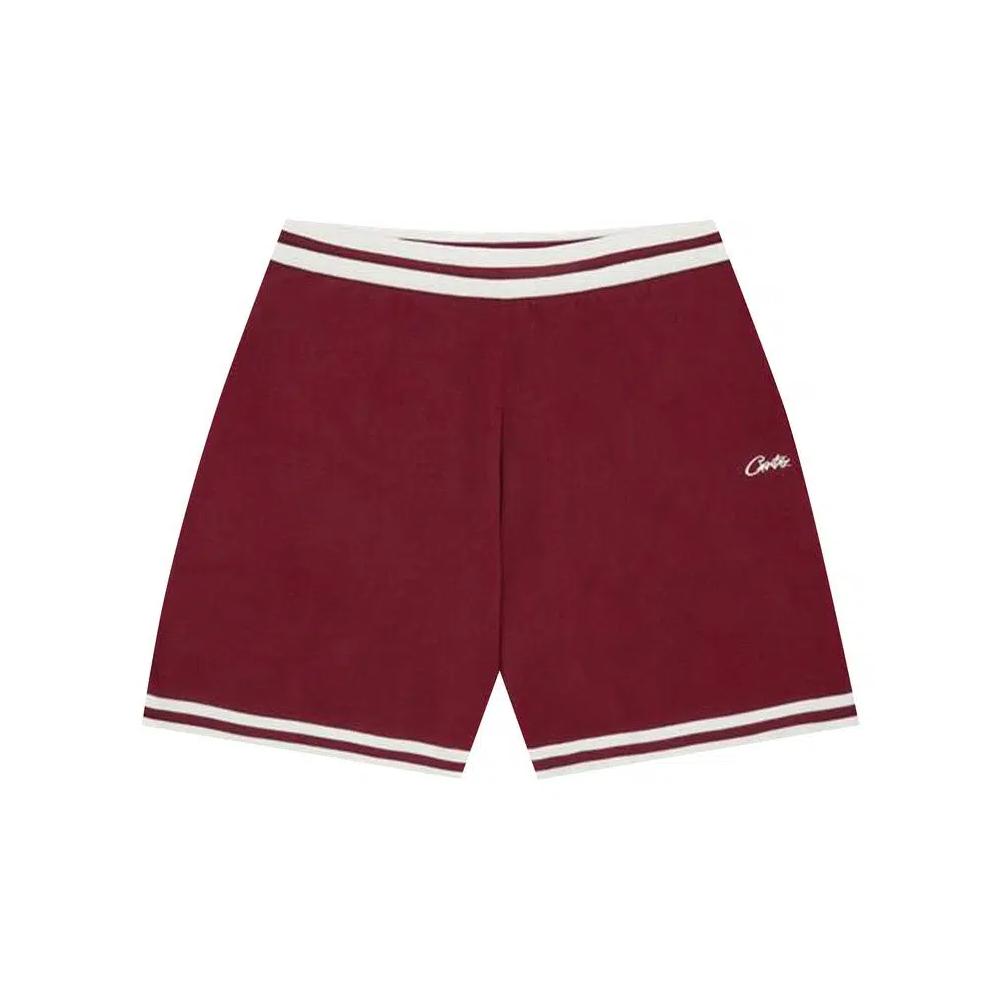 Шорты Corteiz Deala Knit Shorts 'Burgundy' 1