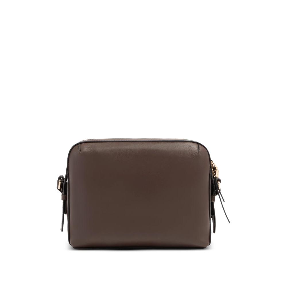 suede-panelled shoulder bag 2