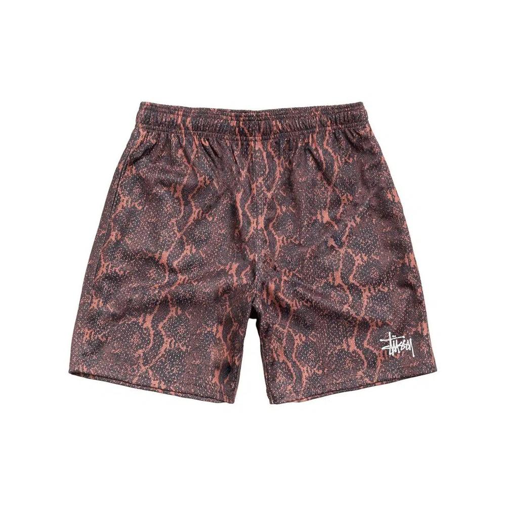 Шорты Stussy Basic Mesh Short 'Змея' 1