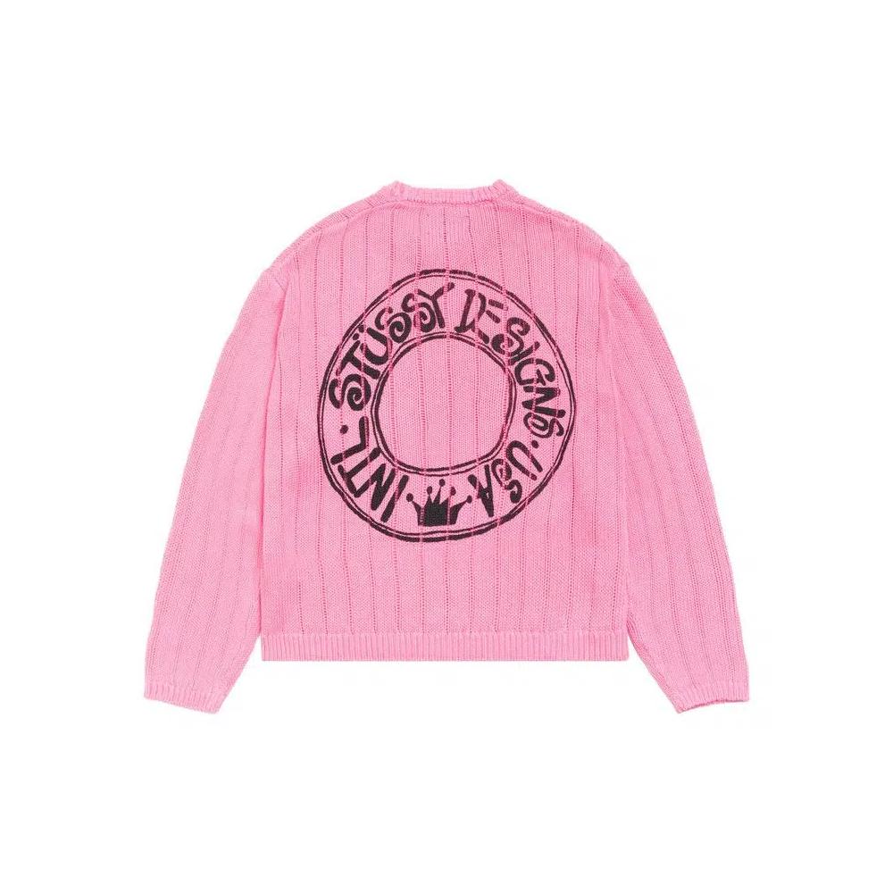 Свитера Stussy Buana Logo Sweater 'Pink' 2