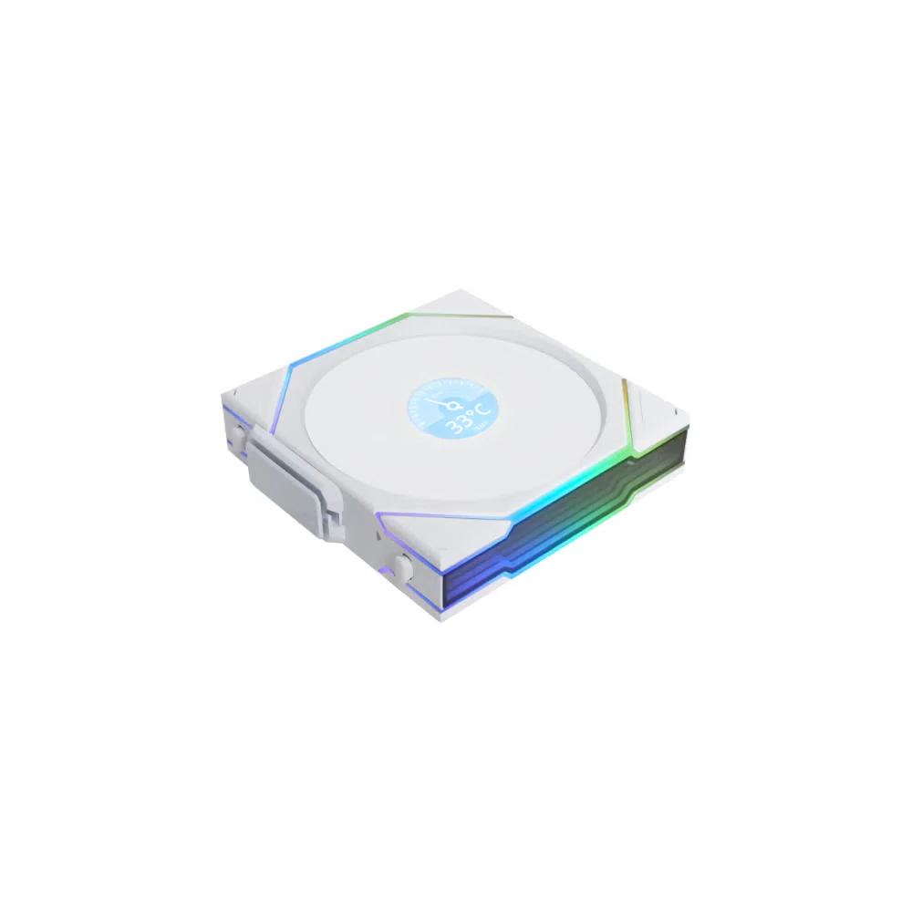 LIAN LI UNI FAN TL140 LCD Wireless 140mm одиночный вентилятор - Белый 2