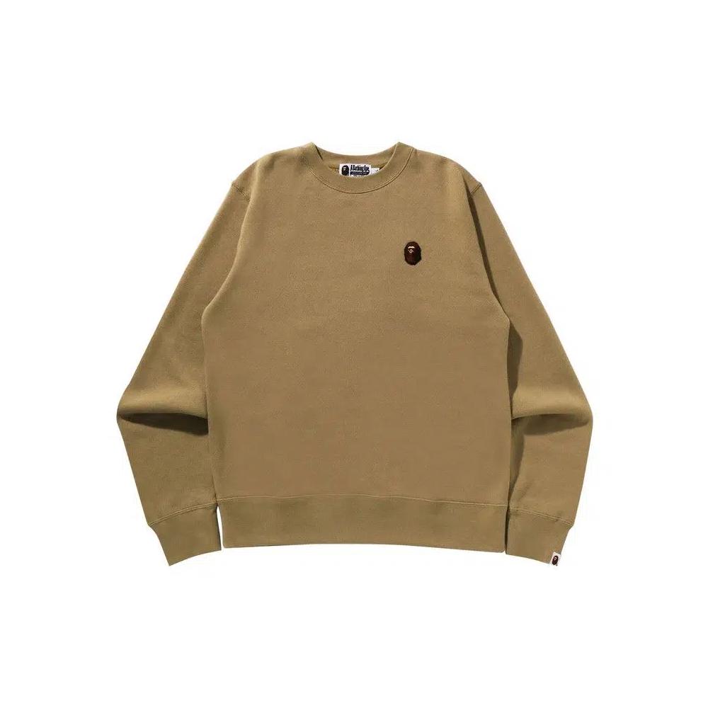 Свитшоты BAPE One Point Crewneck Sweatshirt 'Бежевый' 1