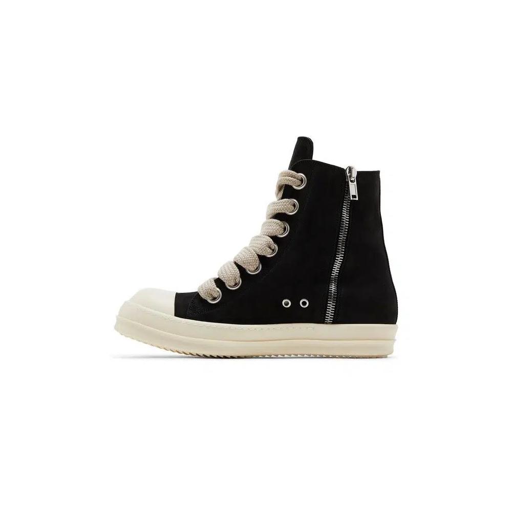 Кроссовки Rick Owens Concordians Jumbo Laced High 'Black Milk' 3