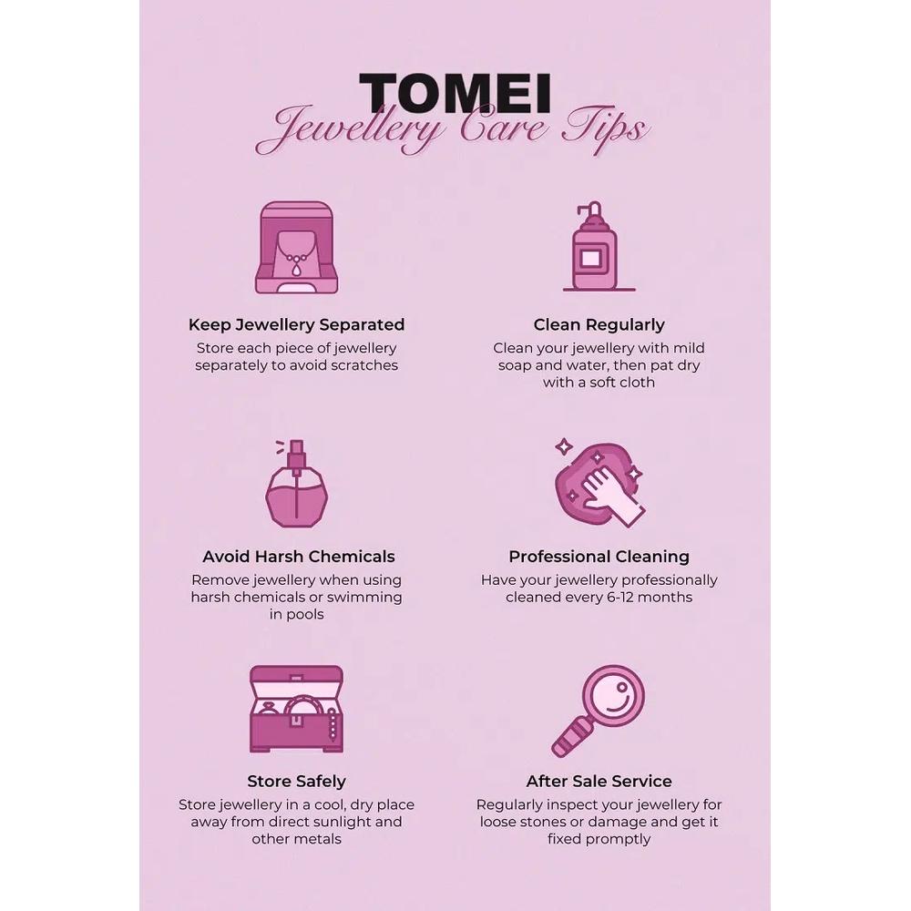 TOMEI серьги, желтое золото 585/14K 4