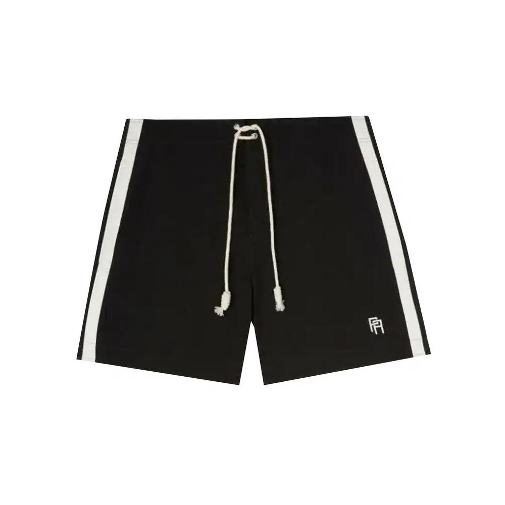 Плавки Palm Angels Monogram Swim Short 'Черный/Белый' 1