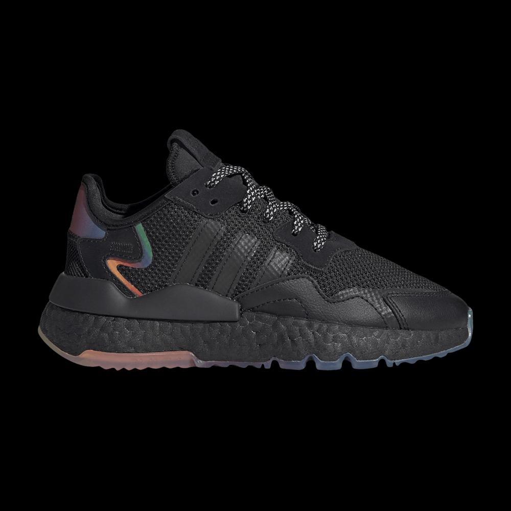 Кроссовки Adidas Nite Jogger J 'Black Rainbow' 1
