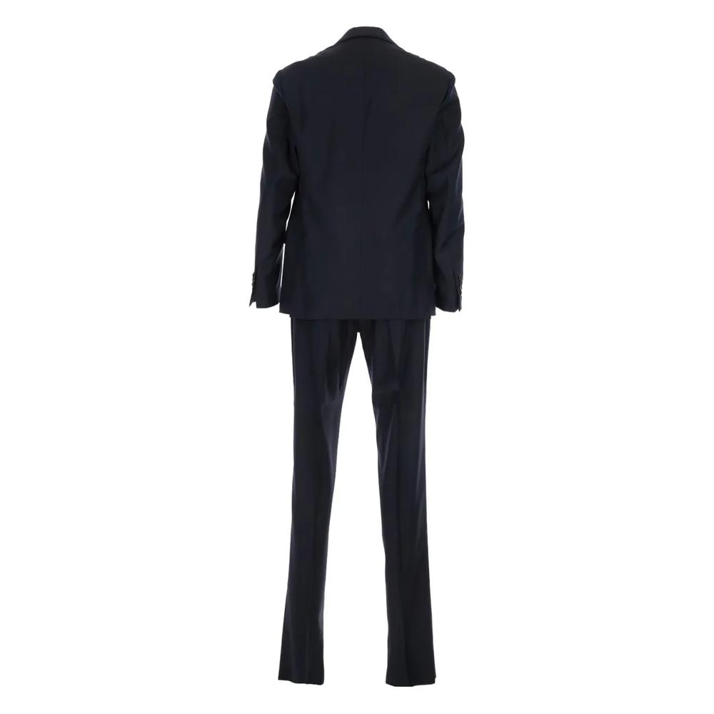 Костюм из смесовой шерсти с однобортным пиджаком 2