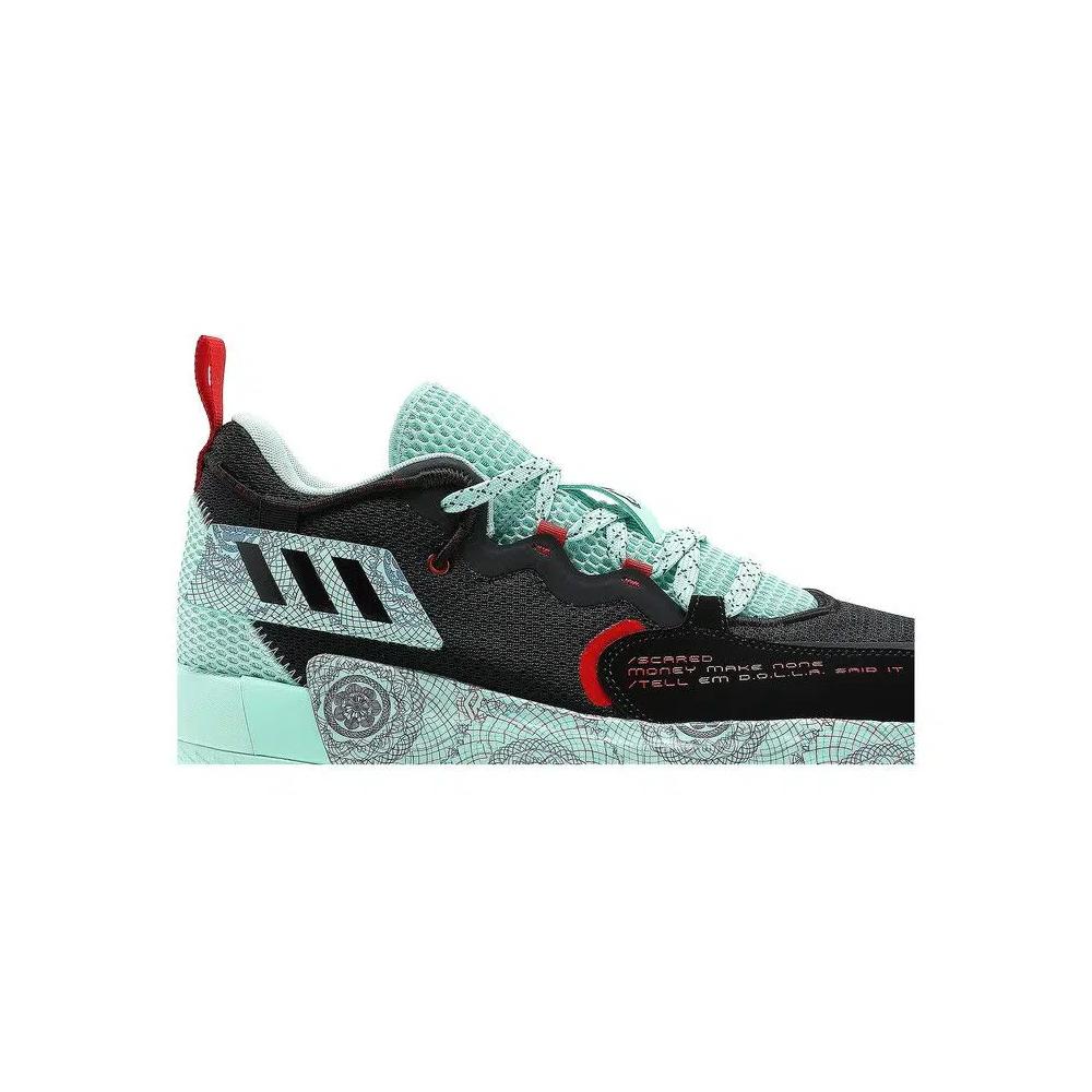 Кроссовки adidas Dame 7 EXTPLY 'Black Clear Mint' 2
