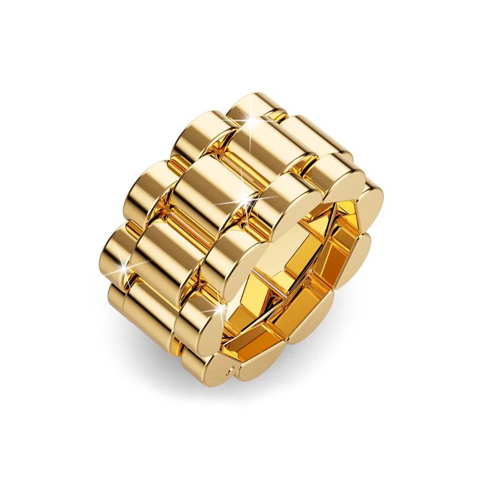 Многослойное кольцо Oyster Gold 1