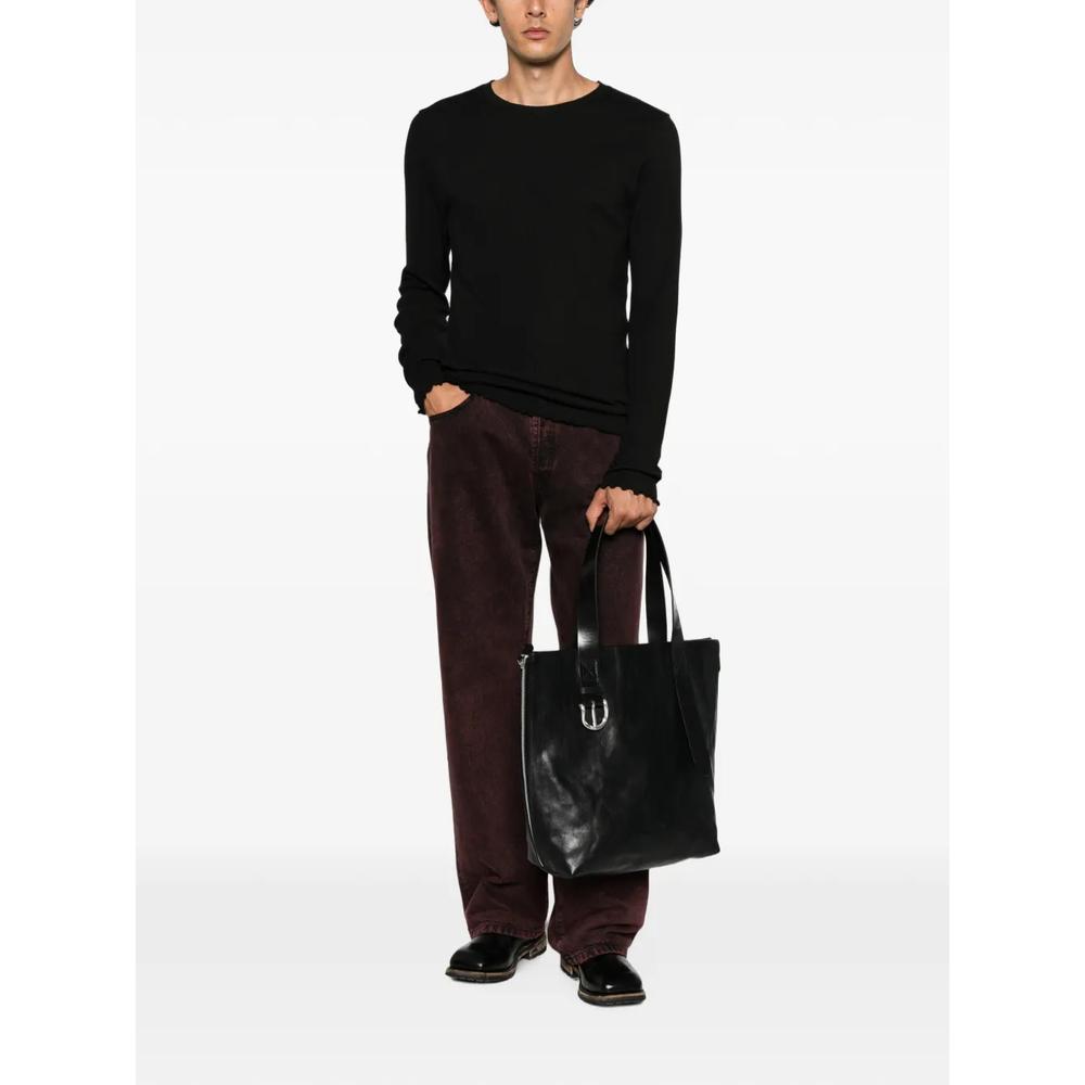 raw-edge ribbed T-shirt 2