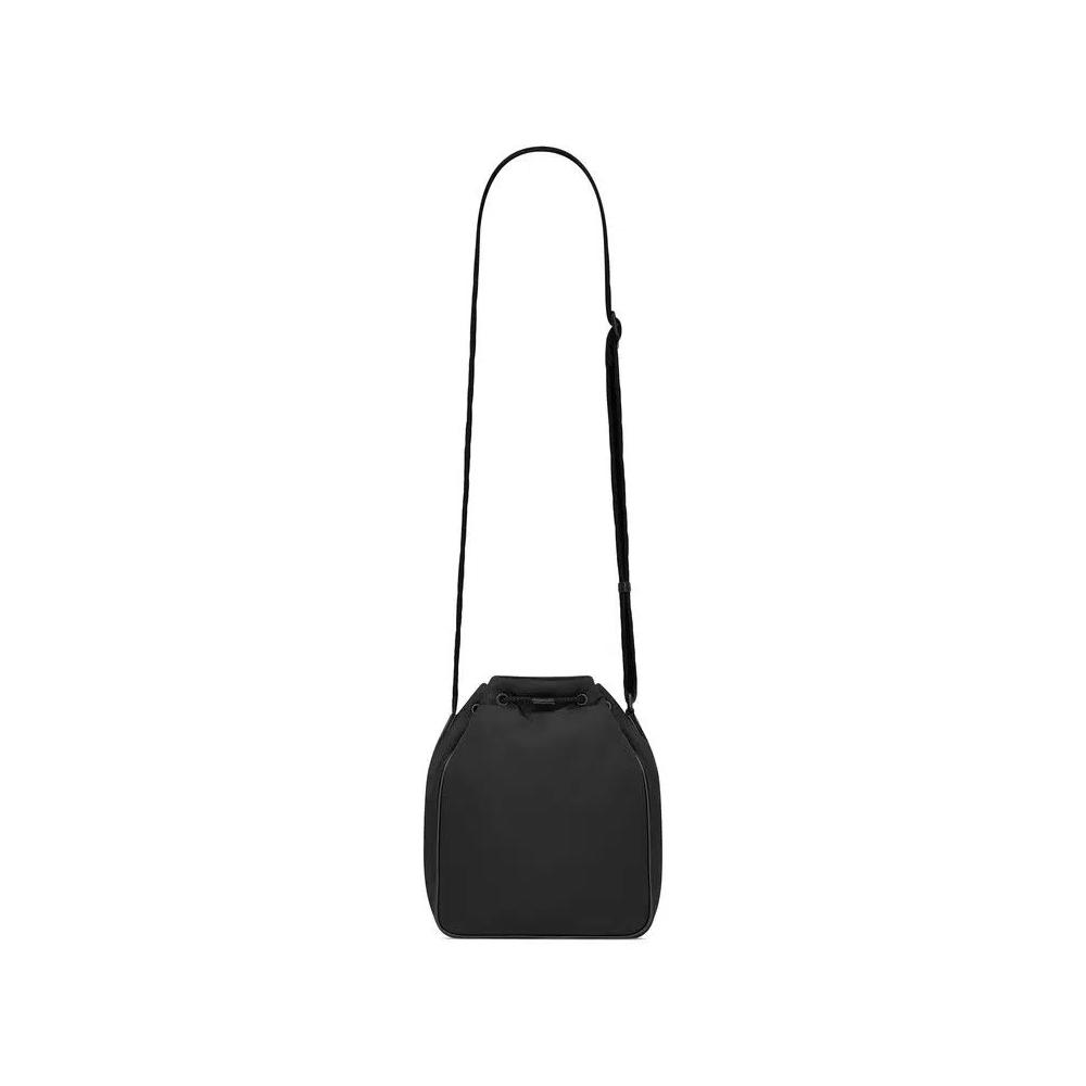 Сумки-ведра Saint Laurent Nylon Bucket Bag 'Black' 2