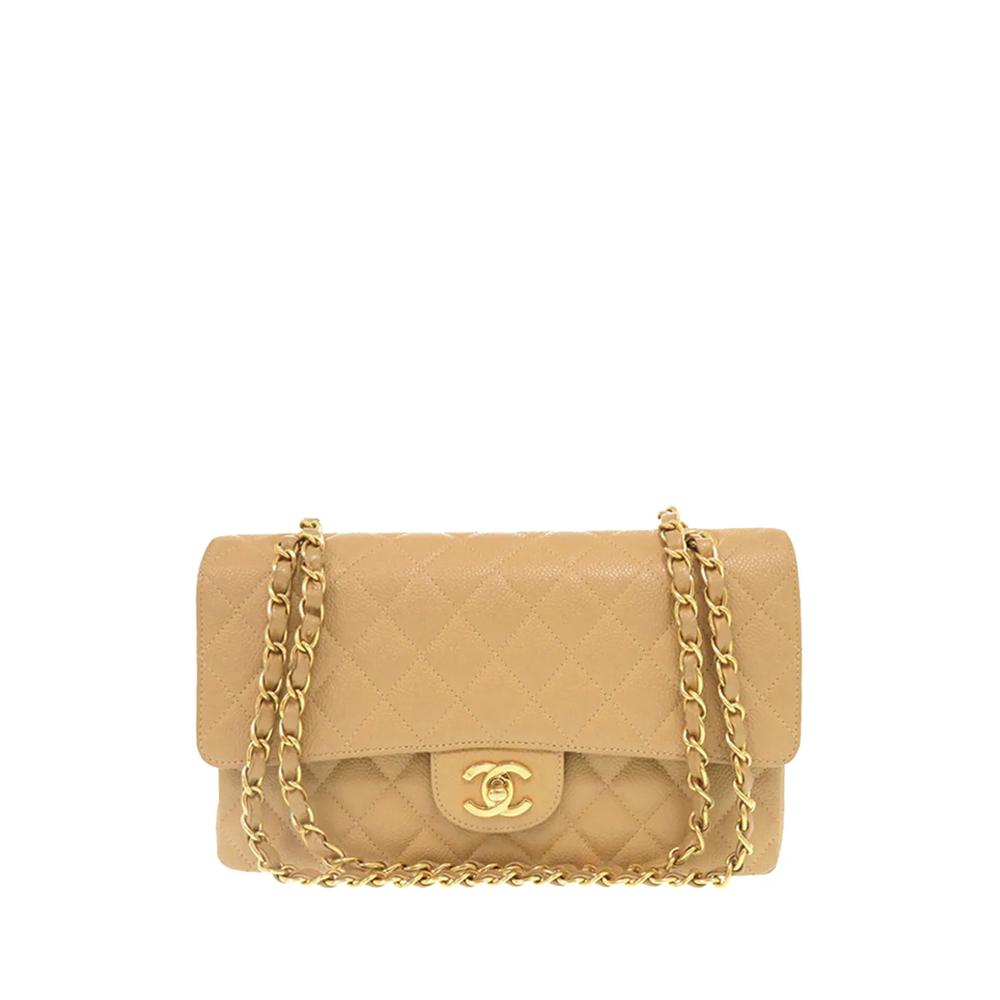 Сумка на плечо Medium Classic Caviar Double Flap (2000-2002 годы) 1