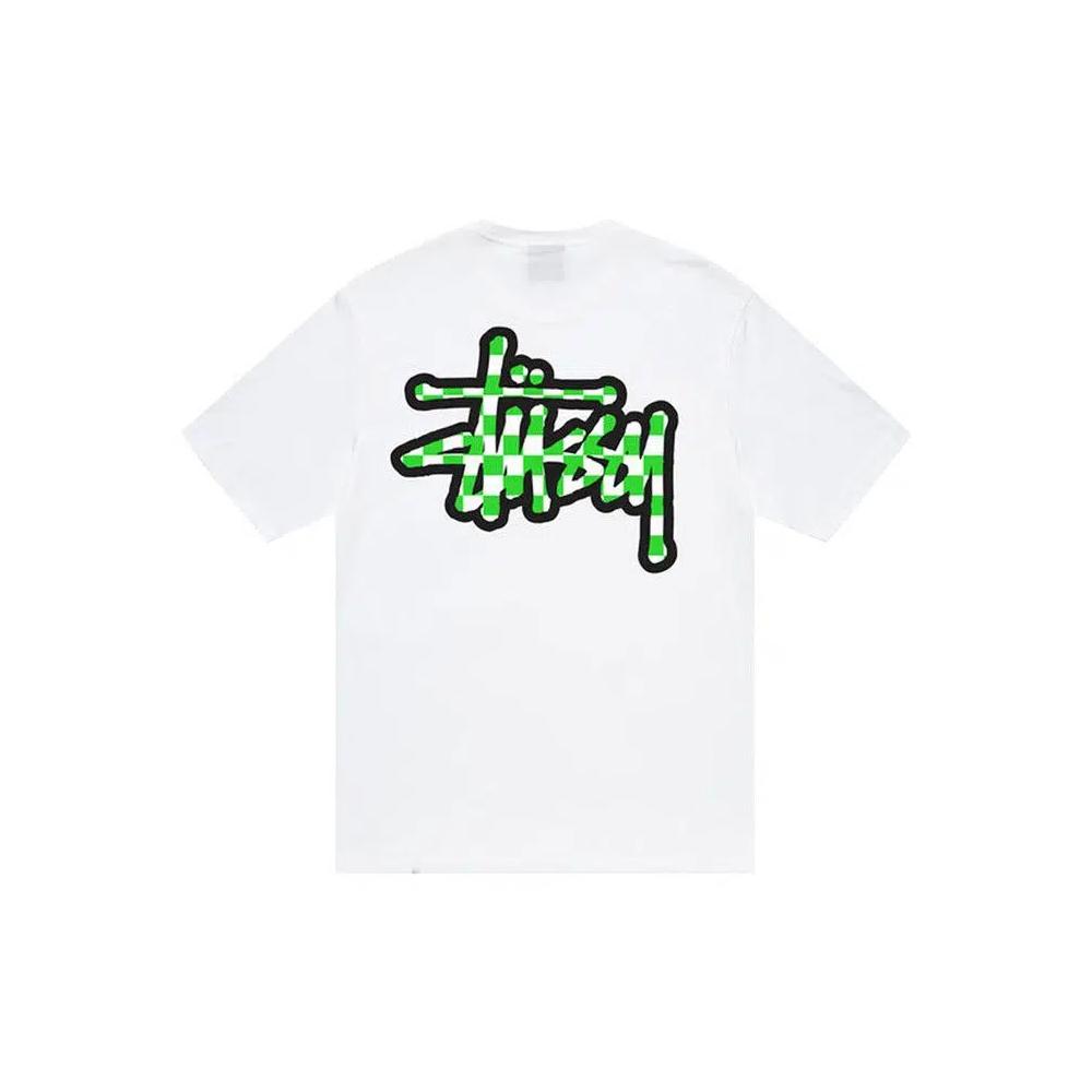 Футболки Stussy Checker Stock Tee 'White' 2