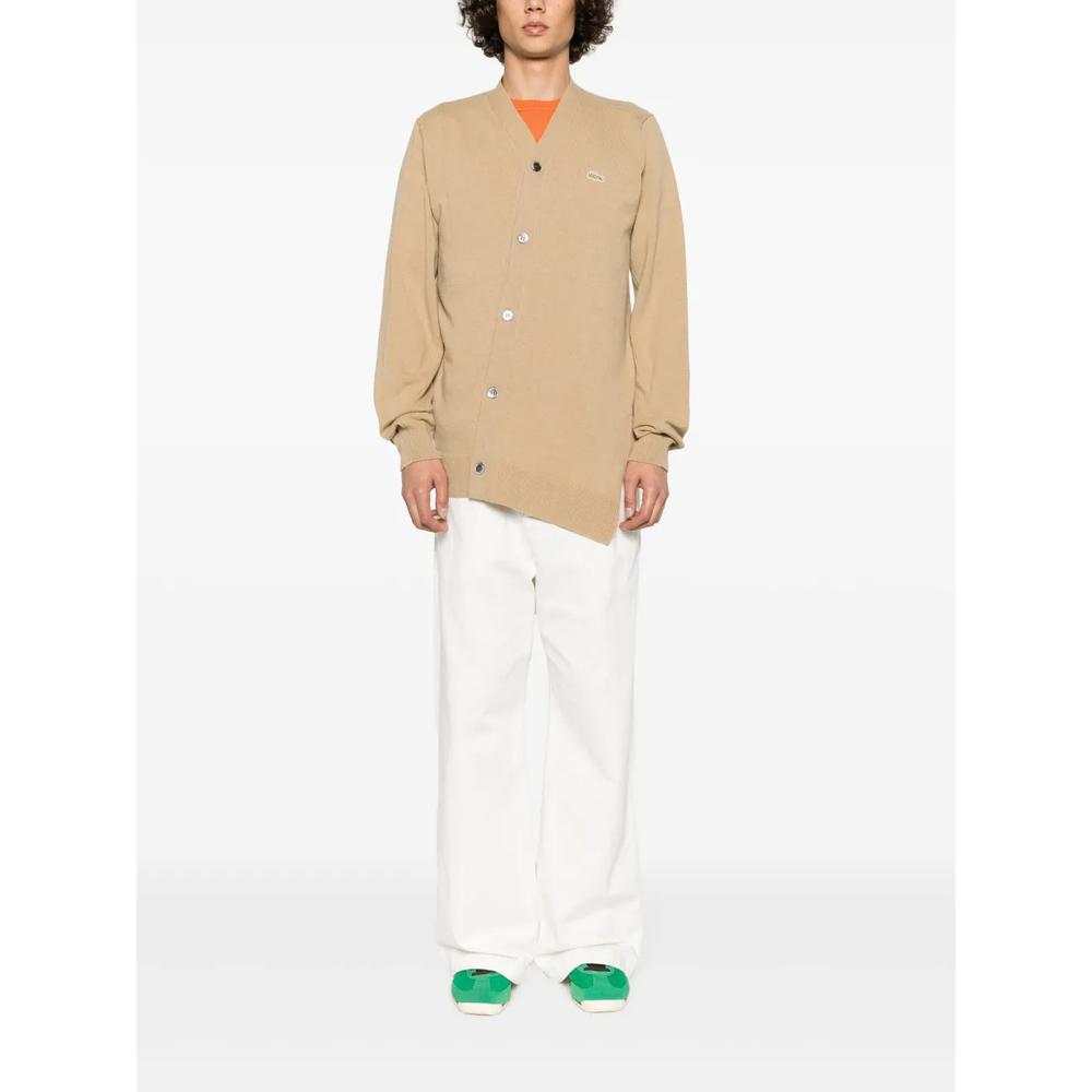 Шерстяной кардиган асимметричного кроя из коллаборации с Lacoste 2