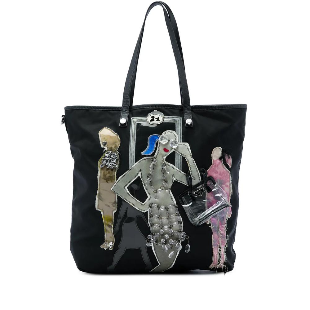 Сумка-тоут Saffiano Trimmed Tessuto Fashion Doll (2013-2026 годы) 1