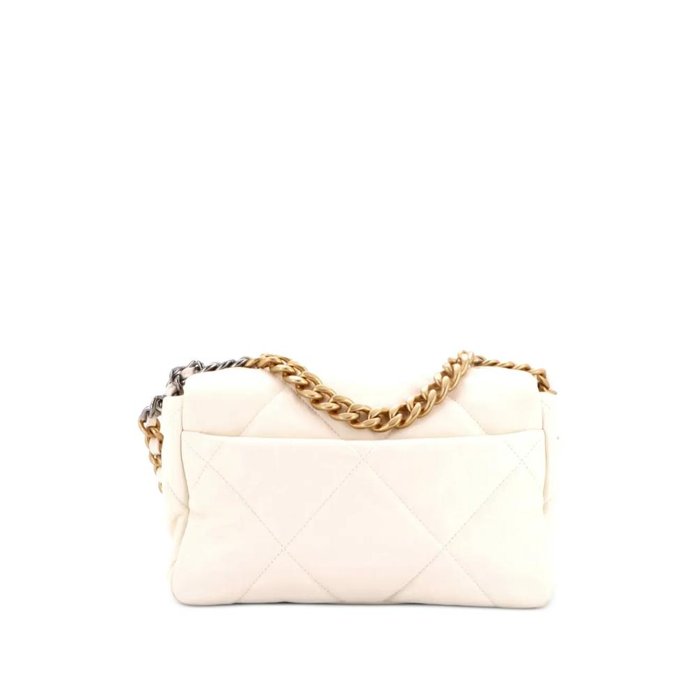 Стеганая сумка через плечо 19 Flap Bag среднего размера 2