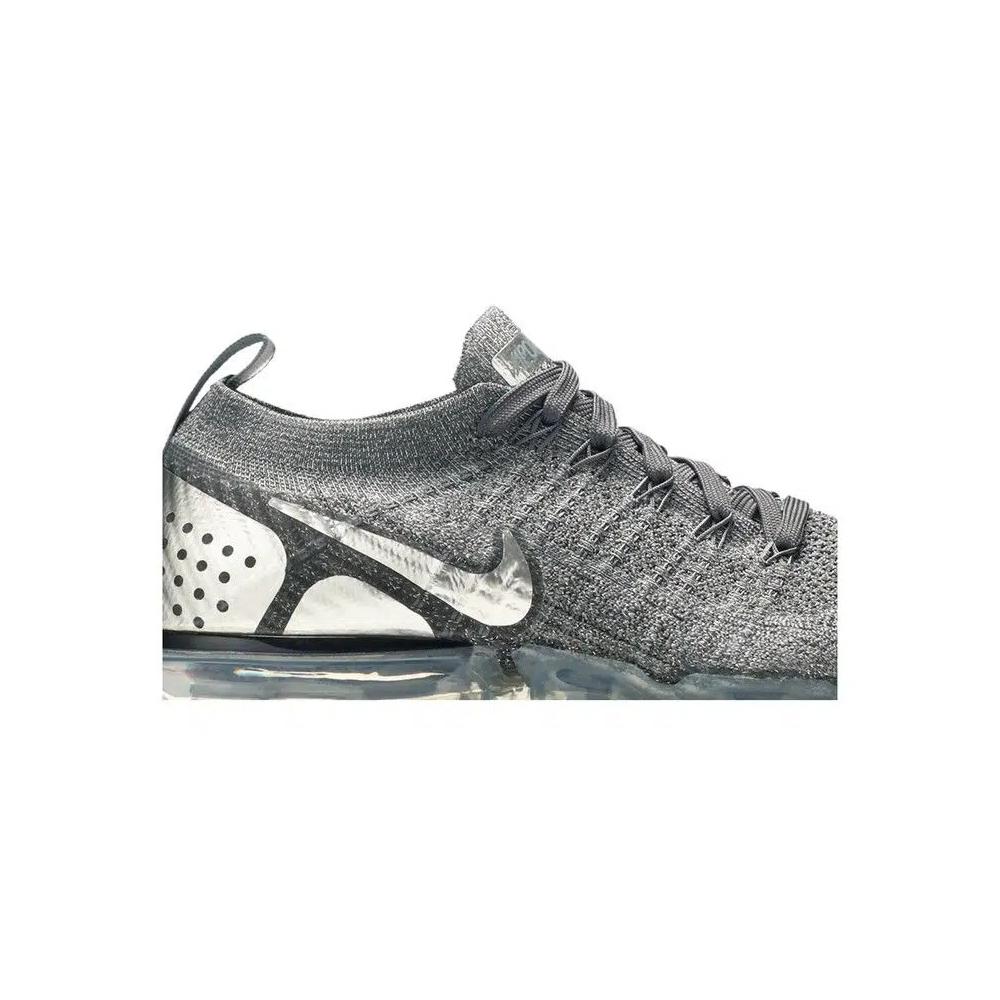 Кроссовки Nike Wmns Air VaporMax Flyknit 2 'Chrome Grey' 2