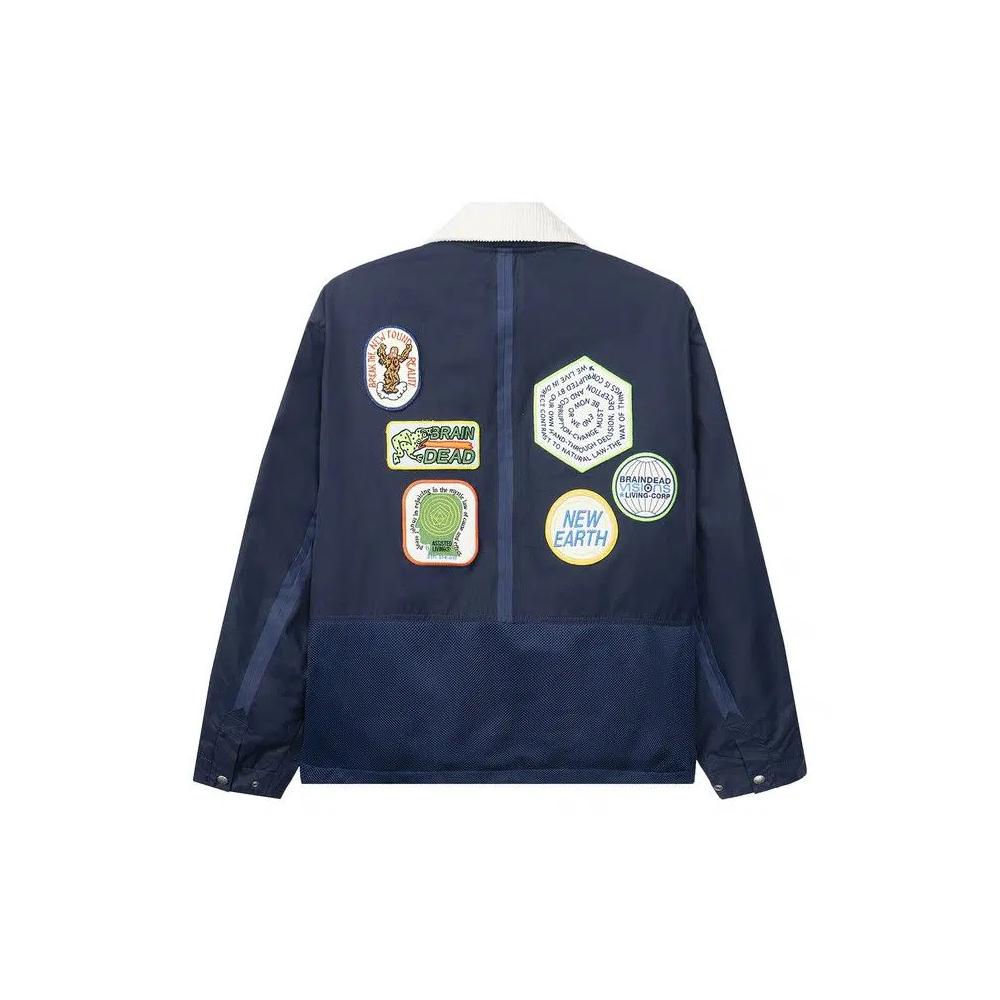 Верхняя одежда Brain Dead x The North Face 76 Oversized Mountain Chore Coat 'Navy' 2