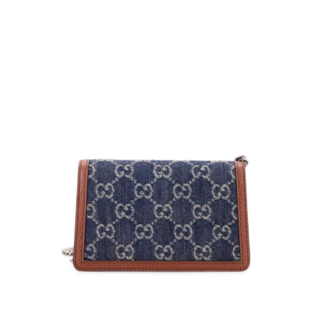 Мини-сумка через плечо Dionysus Bag GG Denim Super Mini 2