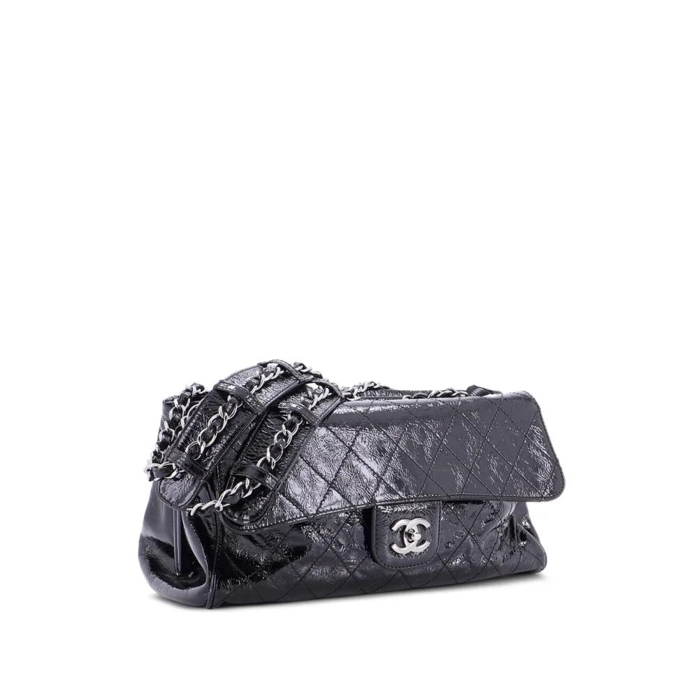 Ritz Flap Bag Quilted Patent Large shoulder bag 1
