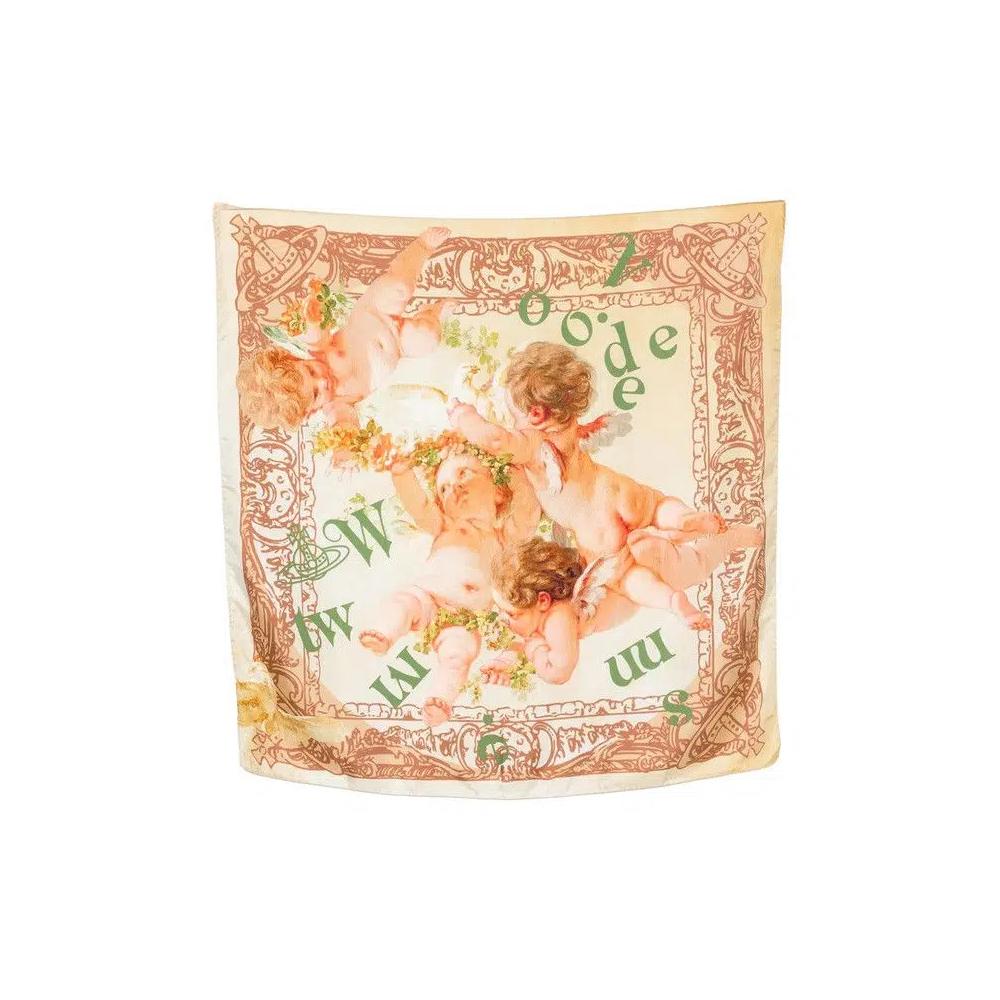 Шарфы Vivienne Westwood 90x90 Square Scarf 'Yellow' 1