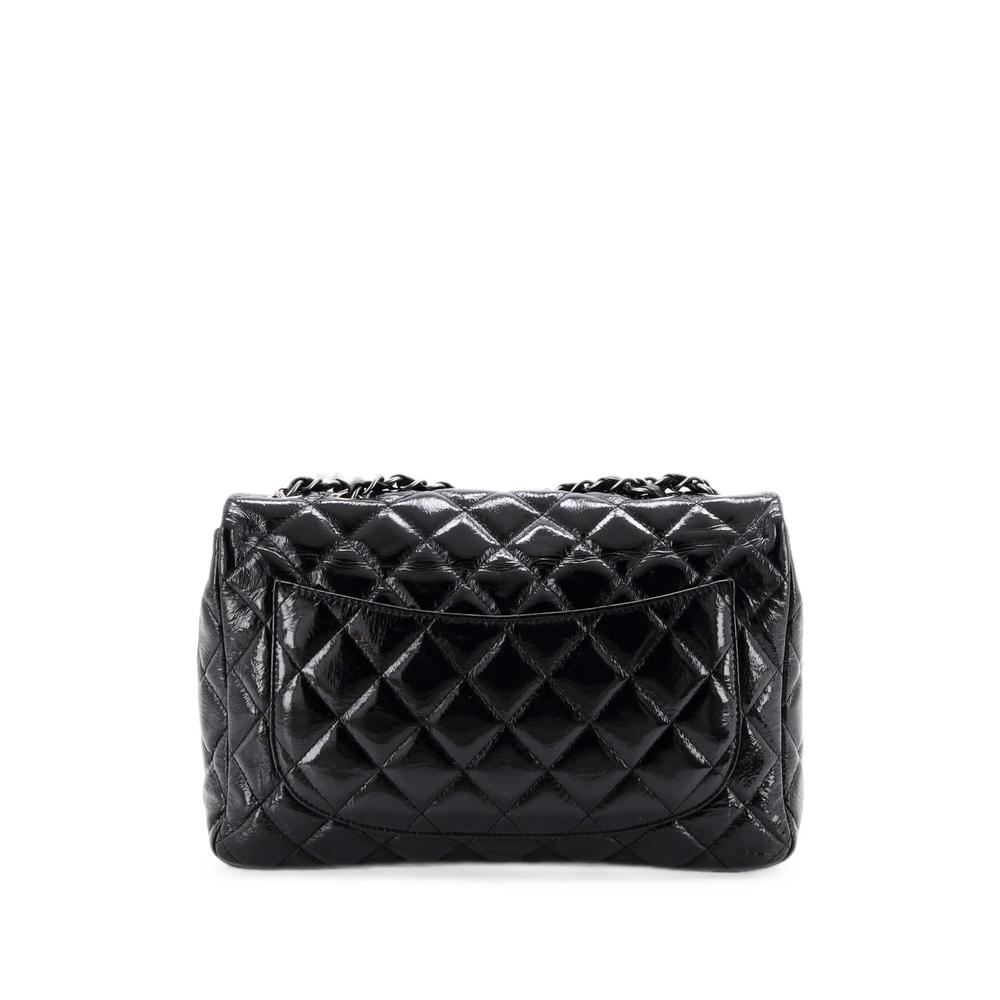 Classic Single Flap Bag Quilted Patent Jumbo shoulder bag 2