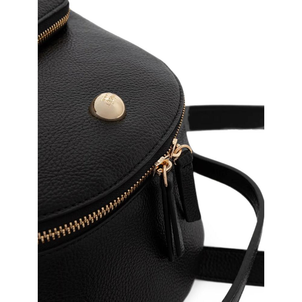 grained-effect logo-stud backpack 4