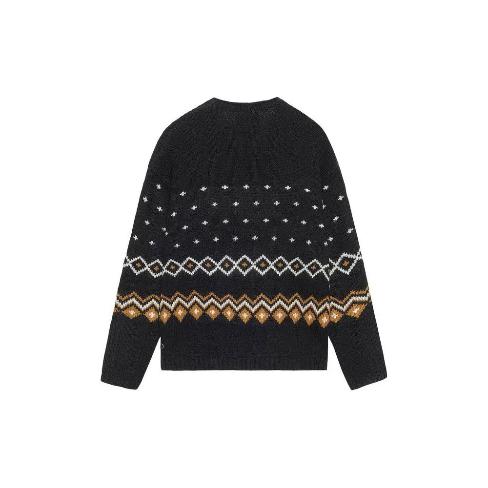 Свитеры Stussy Roll Neck Fairisle Sweater 'Charcoal' 2
