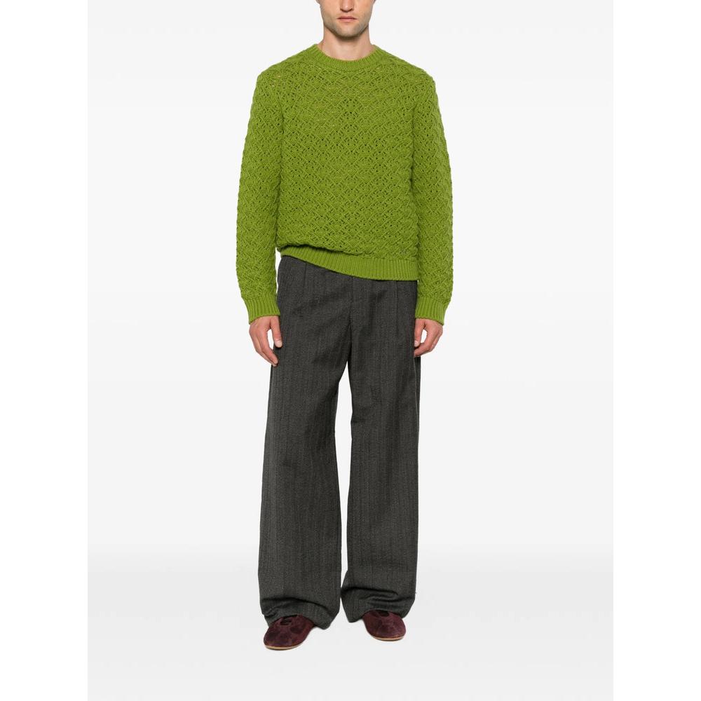 pinstripe-pattern pleated trousers 2