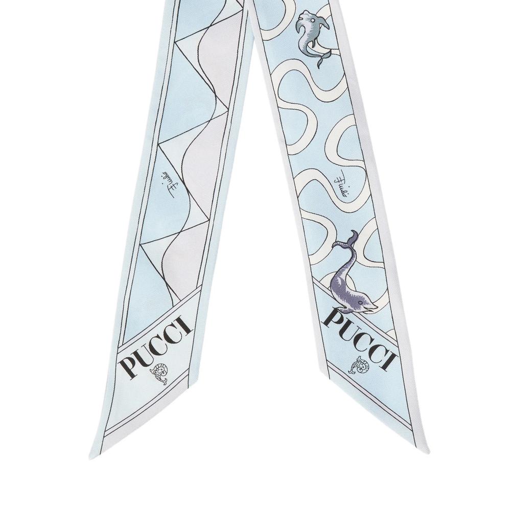 mixed-print silk bandeau 2