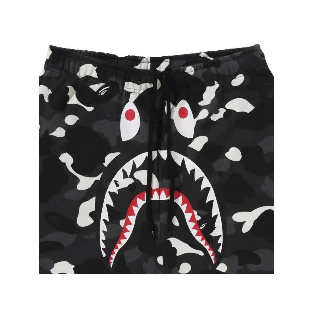 Штаны BAPE Shark Relaxed Fit Sweatpants 'Black' 3