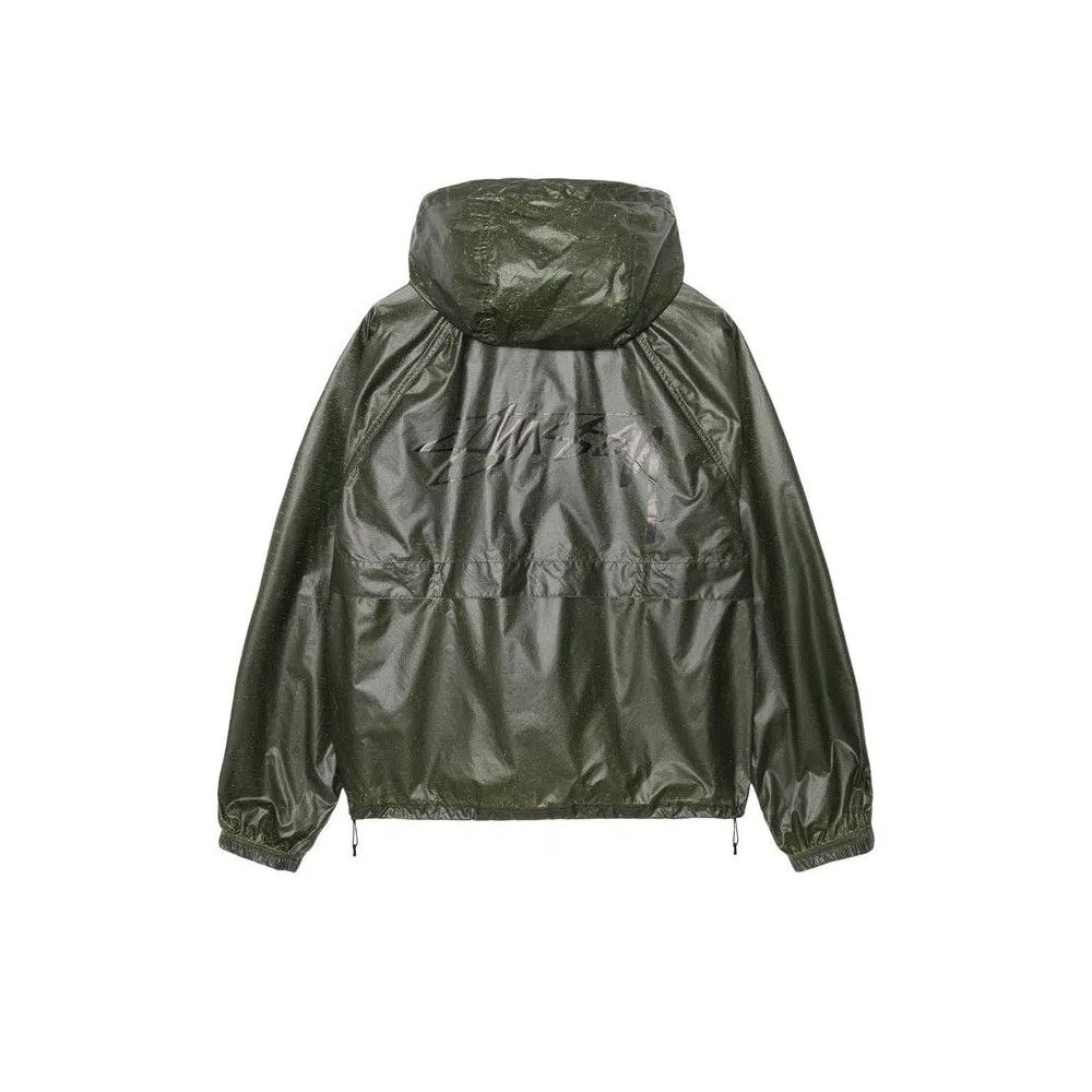 Верхняя одежда Stussy Beach Shell Cracked Ripstop 'Лайм' 2