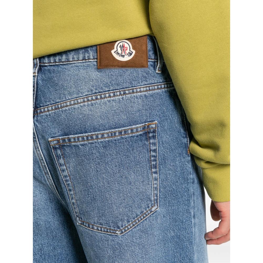 straight-leg logo-patch jeans 5