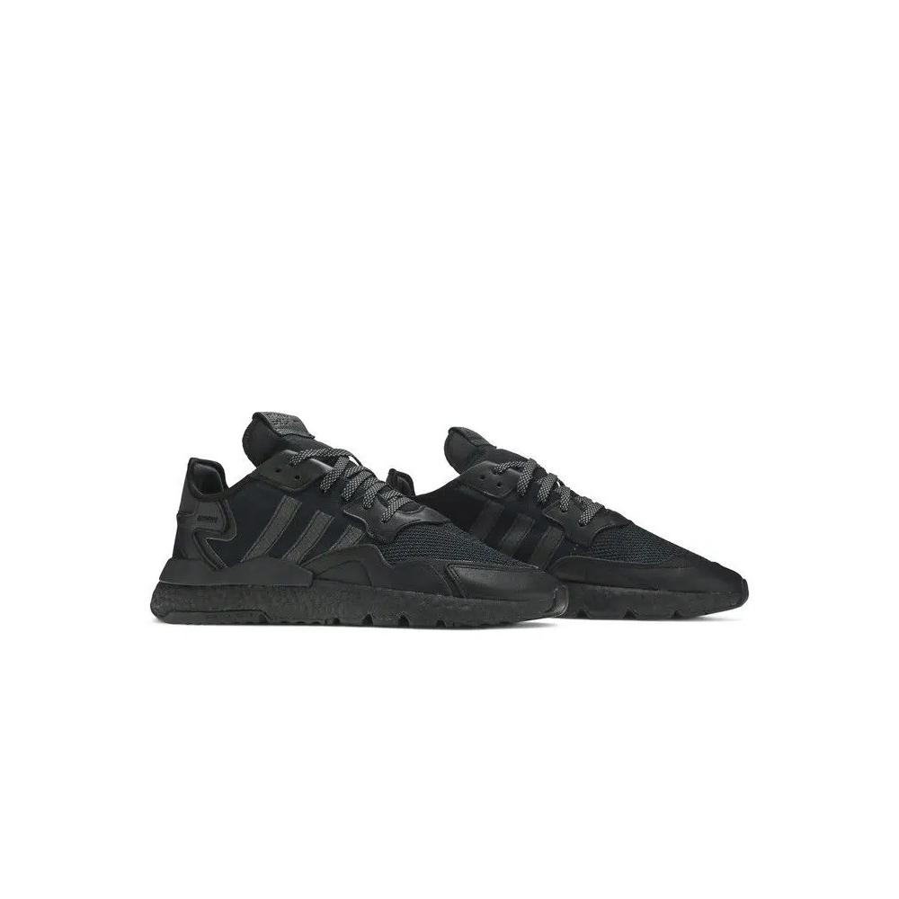Кроссовки Adidas Nite Jogger «Тройной черный» 8