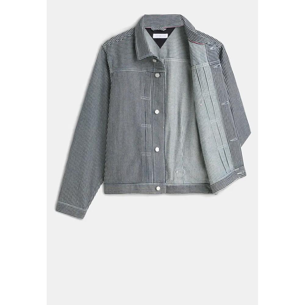Джинсовая куртка в полоску - Tommy Mainline 10
