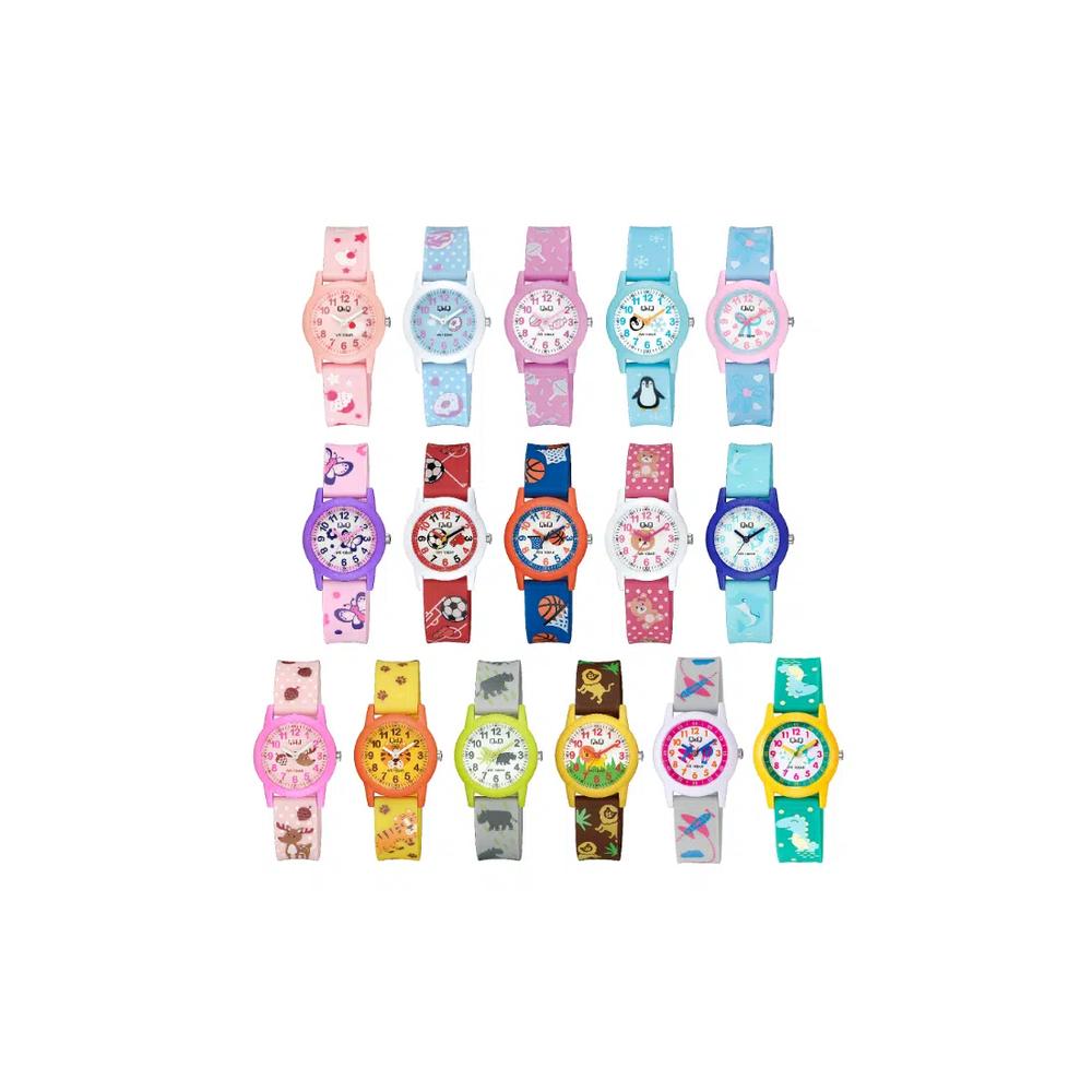 Часы Citizen V22A-014VY Детские аналоговые часы с синим ремешком из смолы 5