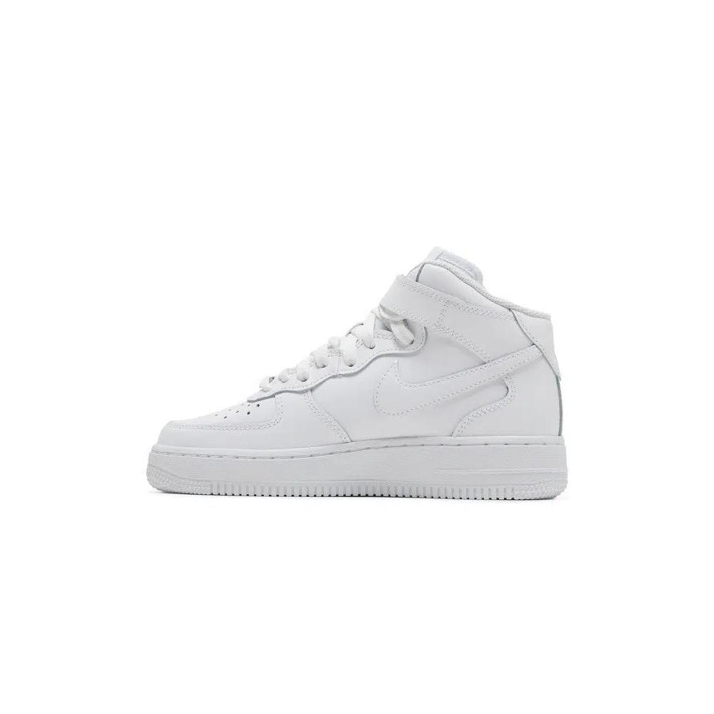 Кроссовки Nike Air Force 1 Mid LE GS 'Triple White' 3