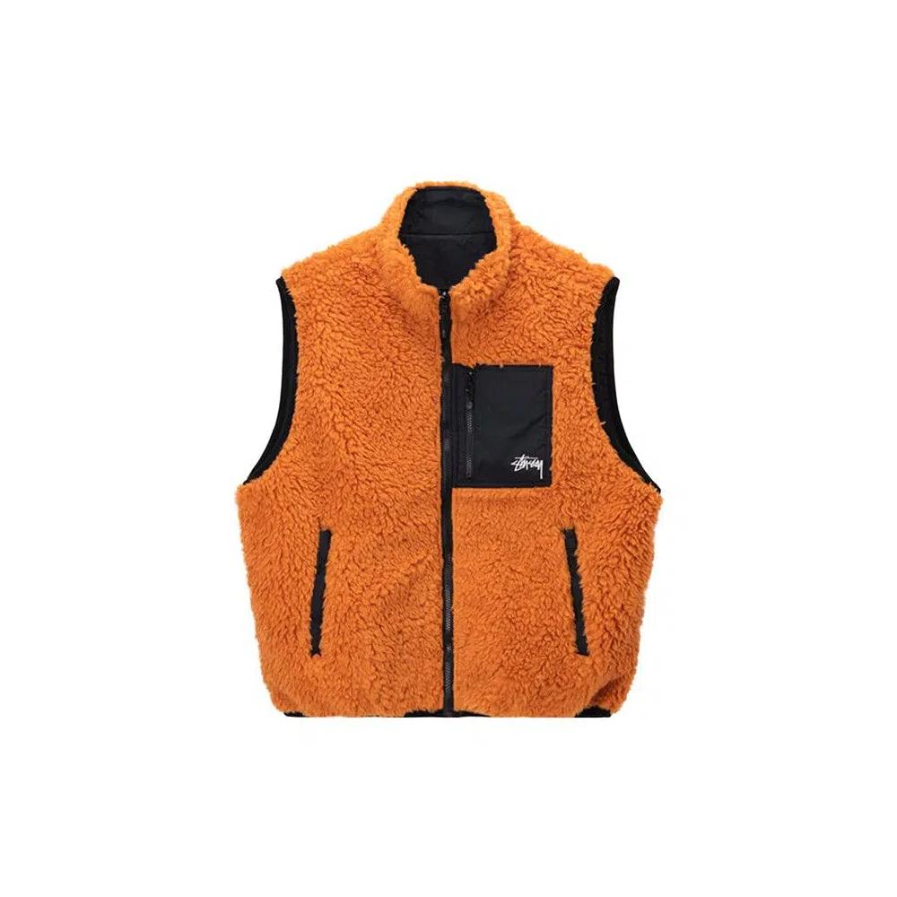 Жилеты Stussy Sherpa Vest 'Orange' 1