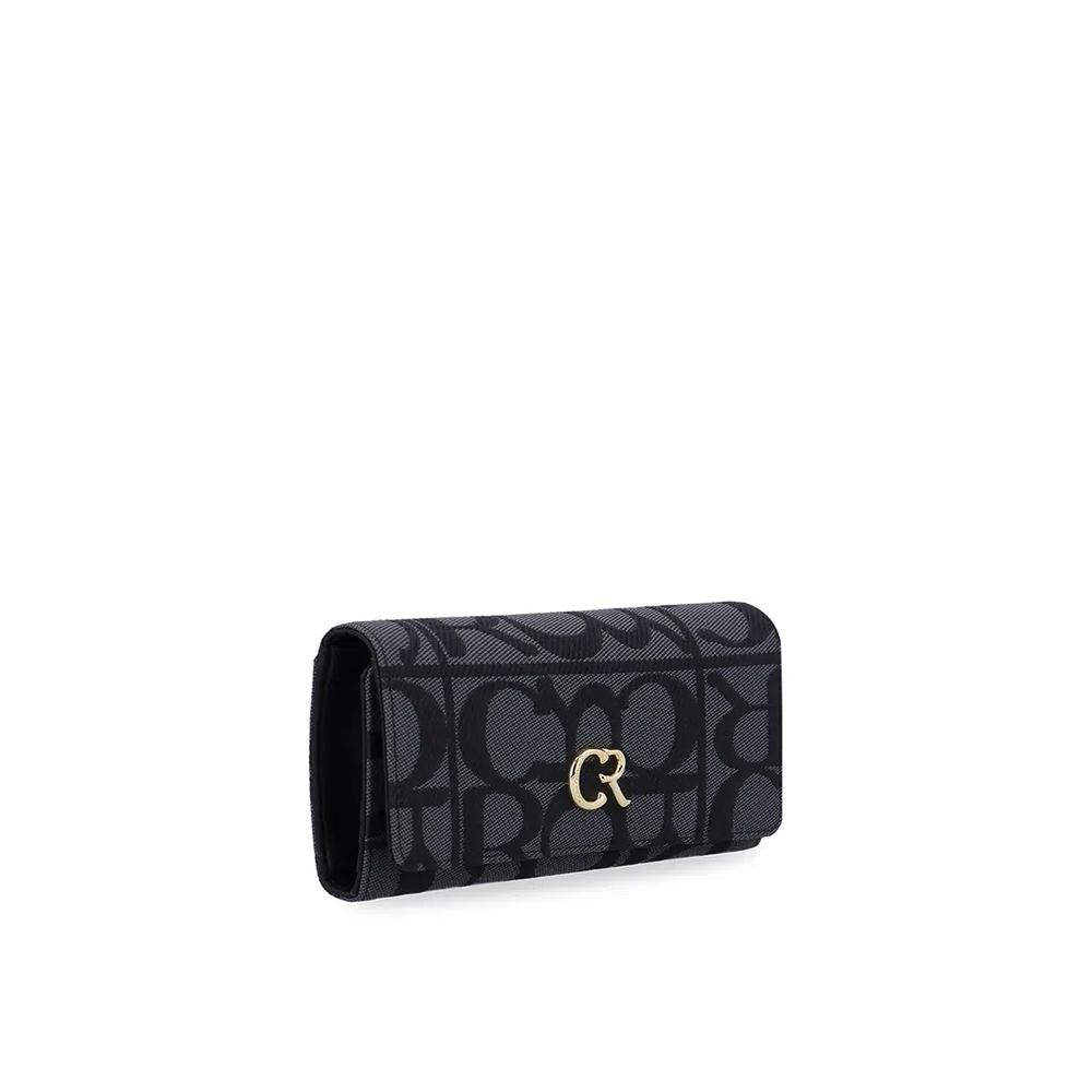 Бумажник Carlo GEO Jacquard Tri-Fold, черный 3