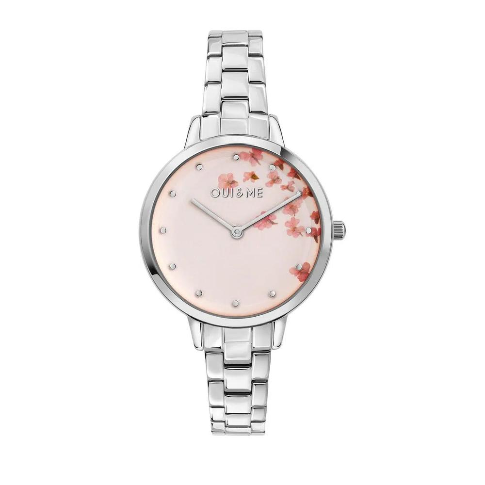 [Экологичные часы] Oui & Me Fleurette 34mm женские с металлическим браслетом кварцевые часы ME010371 1