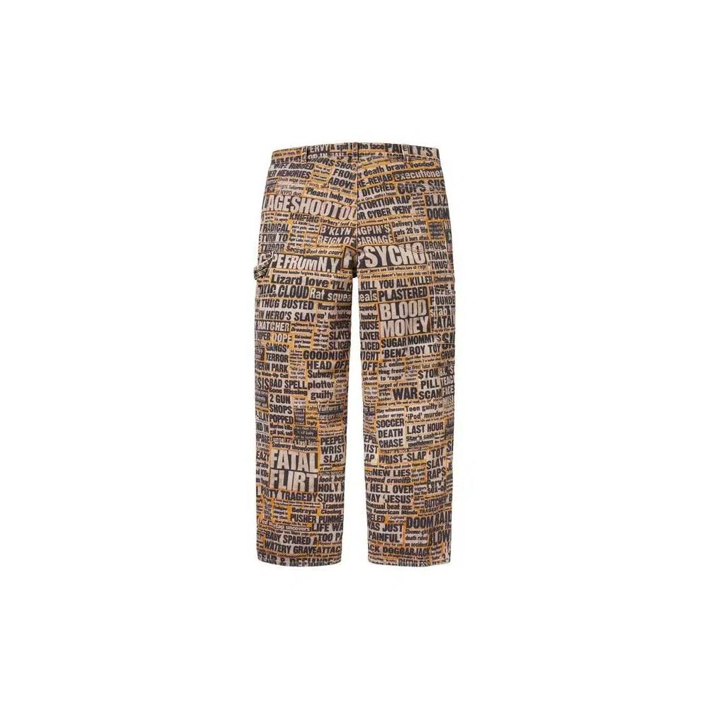 Брюки Supreme x Dash Snow Double Knee Painter Pant 'Multicolor' 2